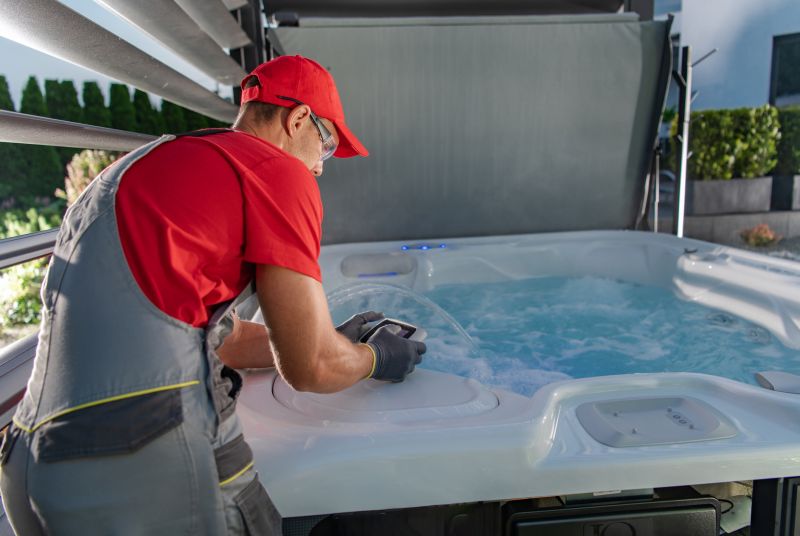 Hot Tub Installed by Expert